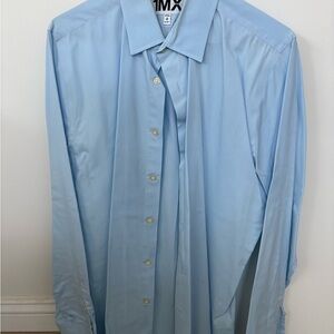Express Light Blue Men's Dress Shirt